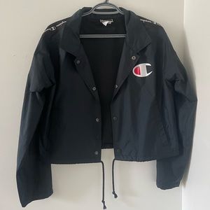 champion windbreaker zip